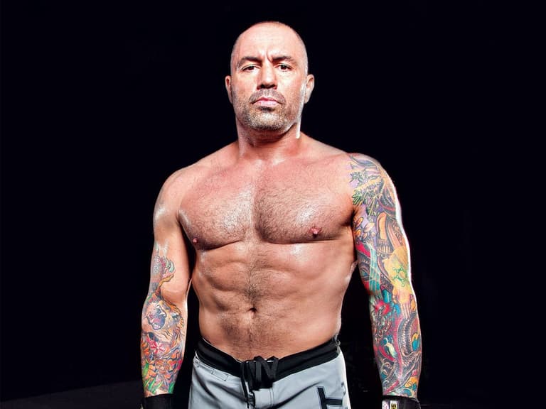 Joe Rogan bare-chested