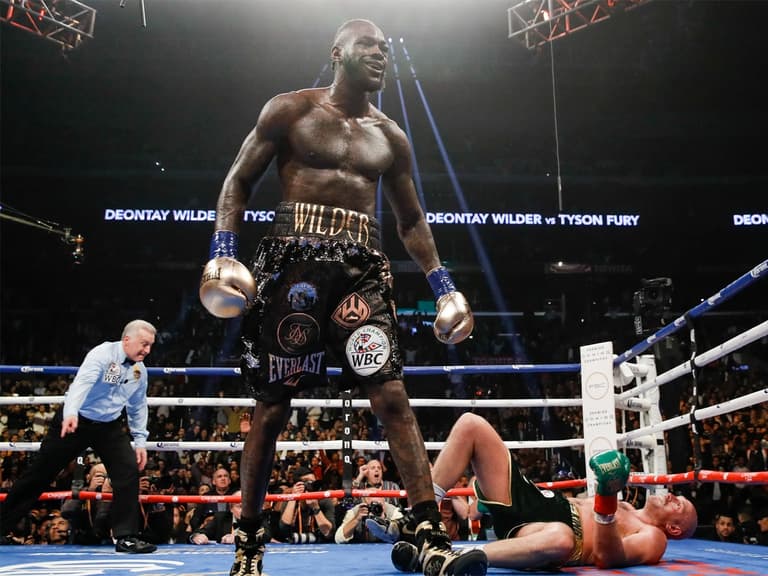 Deontay Wilder in ring