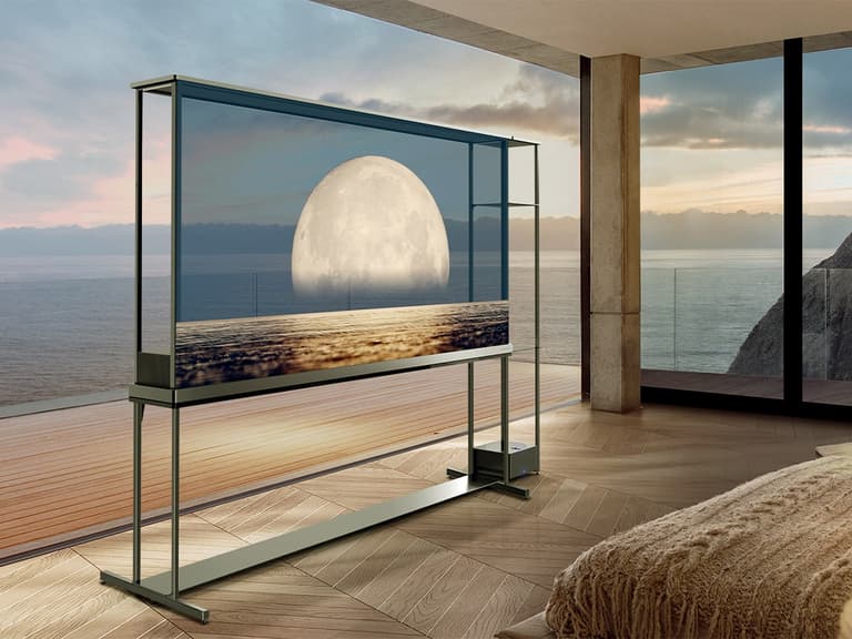 LG Signature OLED T Transparent TV | Image: LG Australia