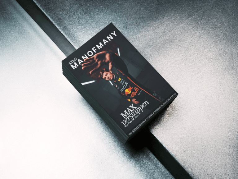 Max Verstappen is Man of Many's digital cover star for the ICONS edition | Image: Red Bull Content Pool