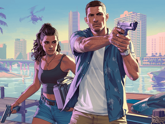 Lucia & Jason in Grand Theft Auto VI | Image: Rockstar