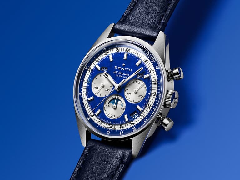 Zenith Chronomaster Original Triple Calendar Lapis Lazuli | Image: Zenith