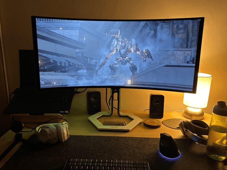 Lenovo's Legion Pro 34WD-10 Monitor | Image: Dean Blake/Man of Many