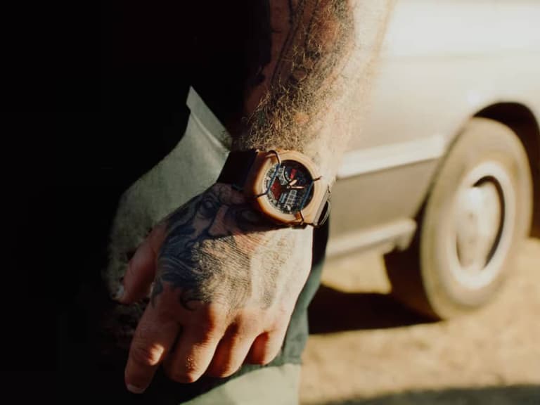 Action bronson baklava g shock ga2100 desert king on wrist 2