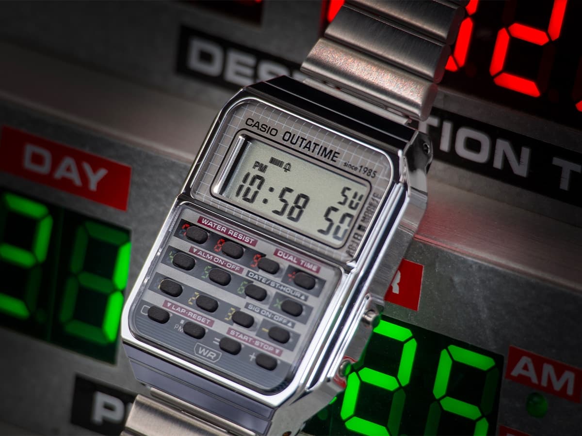 Casio CA500WEBF-1A 'Back to the Future' Watch | Image: Casio America Inc.