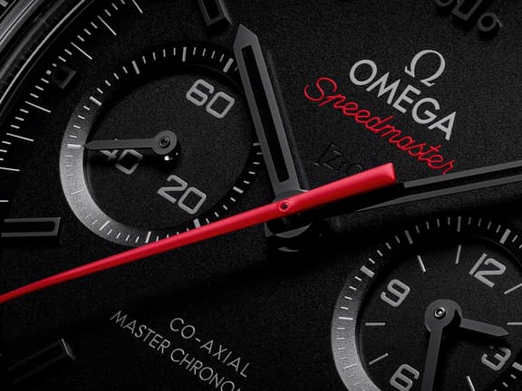 OMEGA Speedmaster Dark Side of the Moon Red Hands | Image: OMEGA