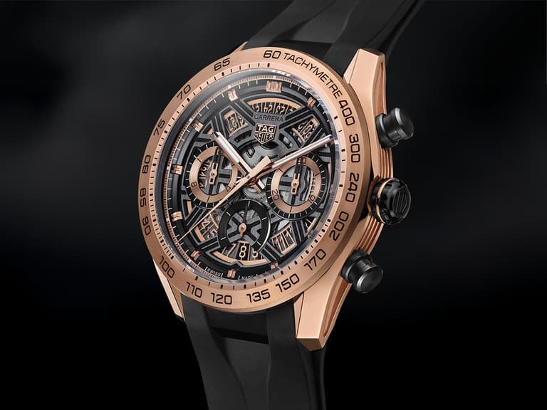 Carrera Chronograph Extreme Sport Twin-Time Rose Gold | Image: TAG Heuer