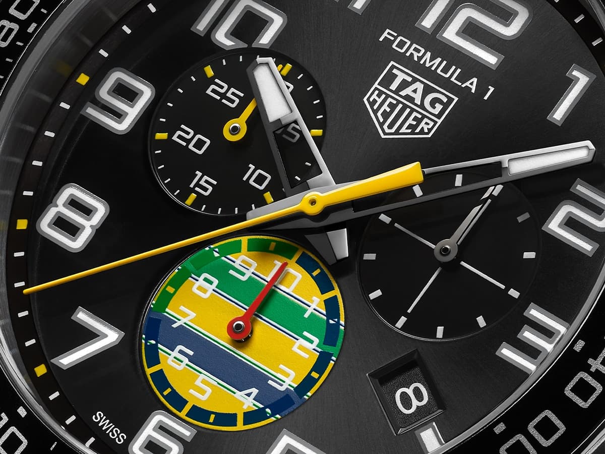 TAG Heuer Formula 1 Chronograph x Senna 43mm | Image: TAG Heuer