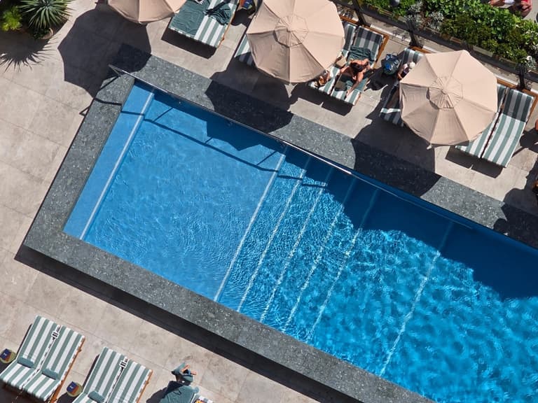 Mondrian gold coast pool birdseye