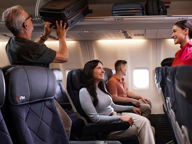 Qantas economy plus feature