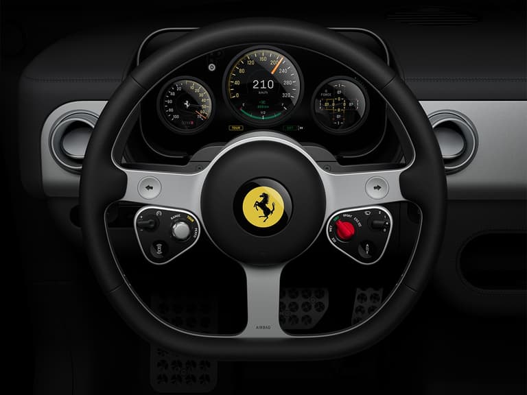 Ferrari luce steering wheel