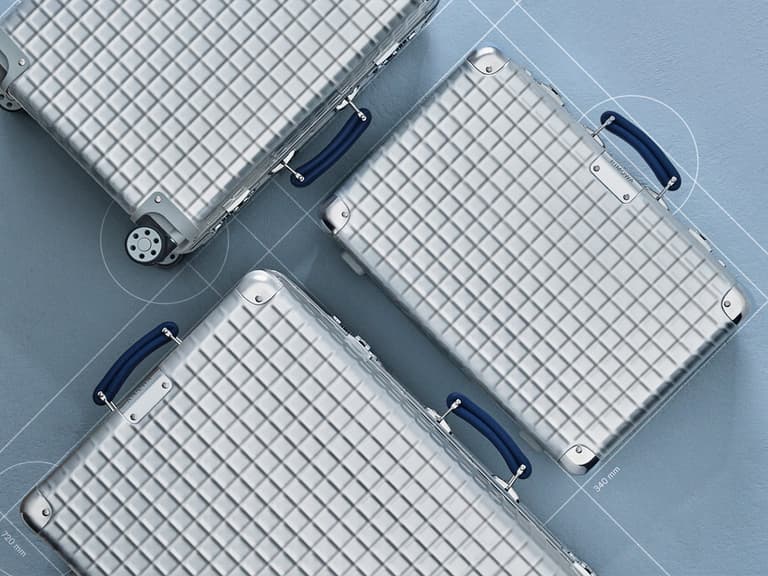 Rimowa grid collection feature