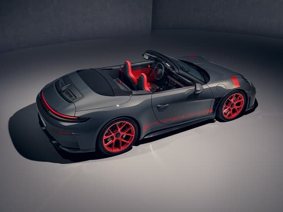 2026 porsche 911 gt3 s c in grey top down