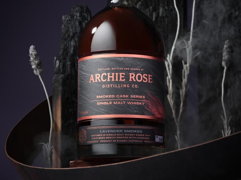 Archie rose lavender smoked cask single malt whisky 3