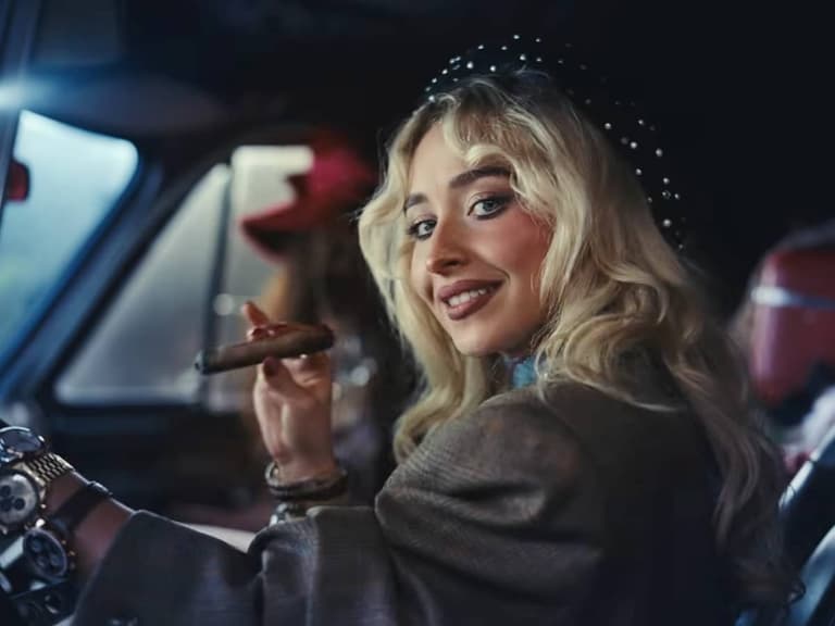 Sabrina carpenter wearing seven omega watches in the house tour video 2