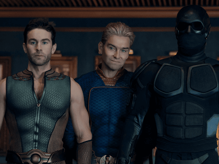 Chase Crawford, Anthony Starr and Nathan Mitchell in 'The Boys' | Image: Prime Video