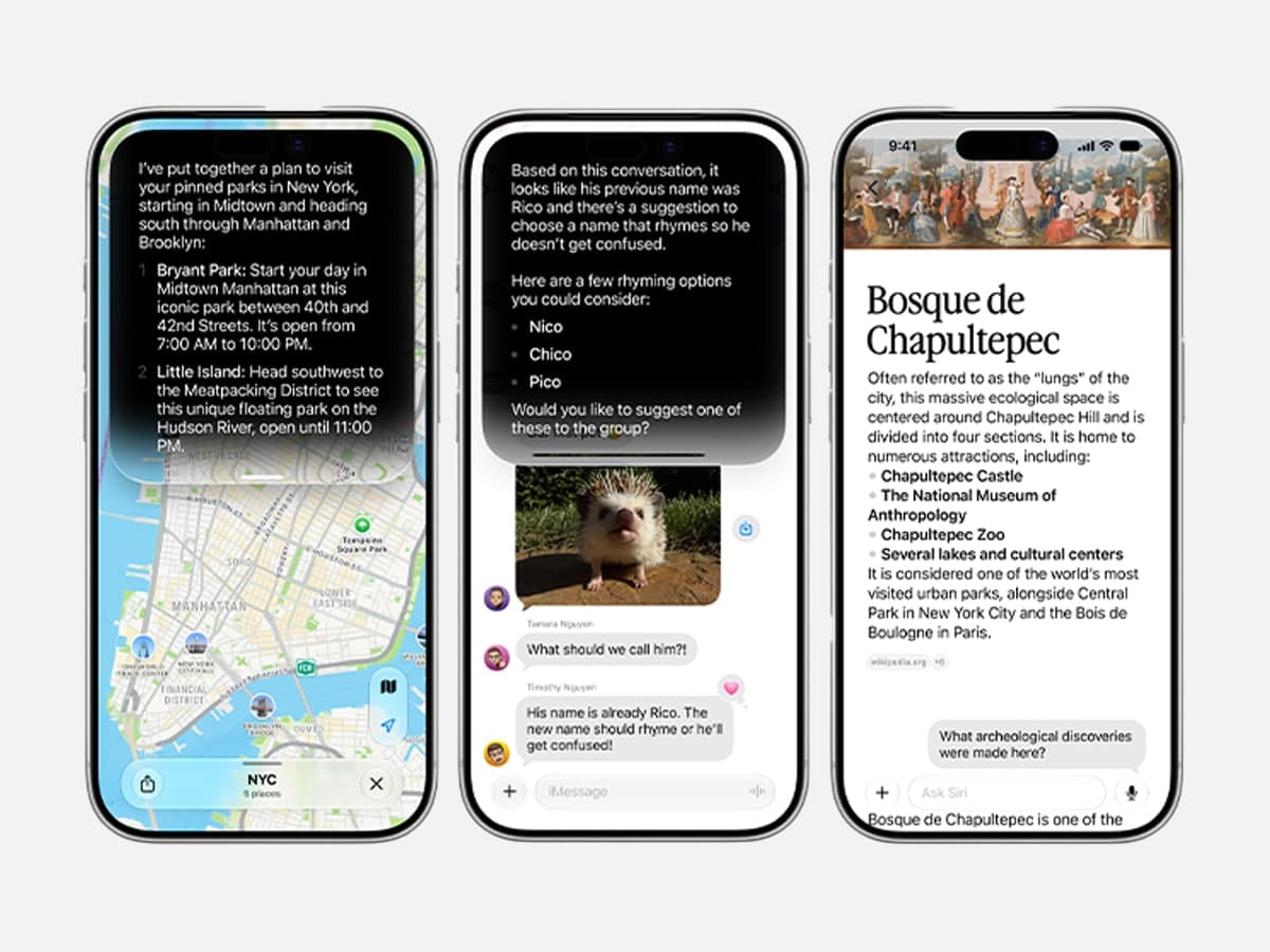 Apple intelligence feature