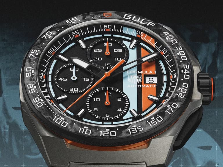 Tag heuer formula 1 chronograph x gulf 10