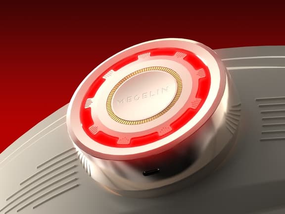 Megelin SlimCore toning belt with red LED light therapy