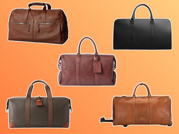 5 best luxury leather weekender bags for men buy once keep forever