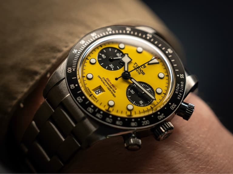 Tudor black bay chrono 39 bumblebee 2