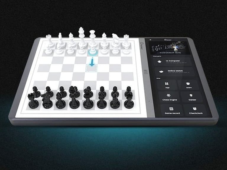 Chessnut Evo smart chess board with built-in touchscreen display