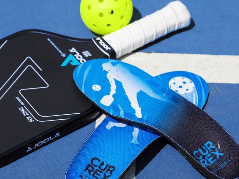 CURREX PickleballPRO pickleball insoles in use