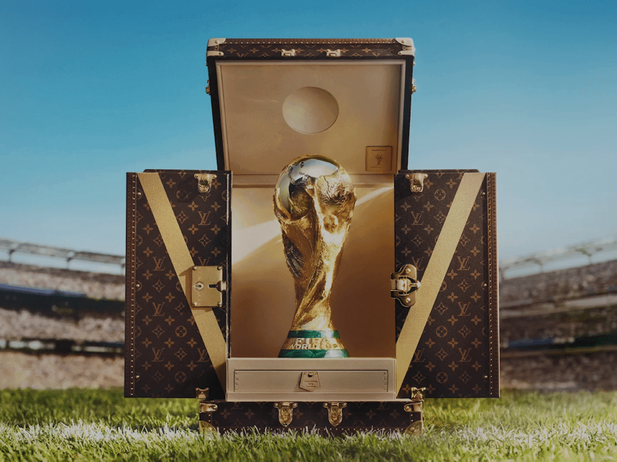 Louis vuitton luggage fifa trophy world cup 2026
