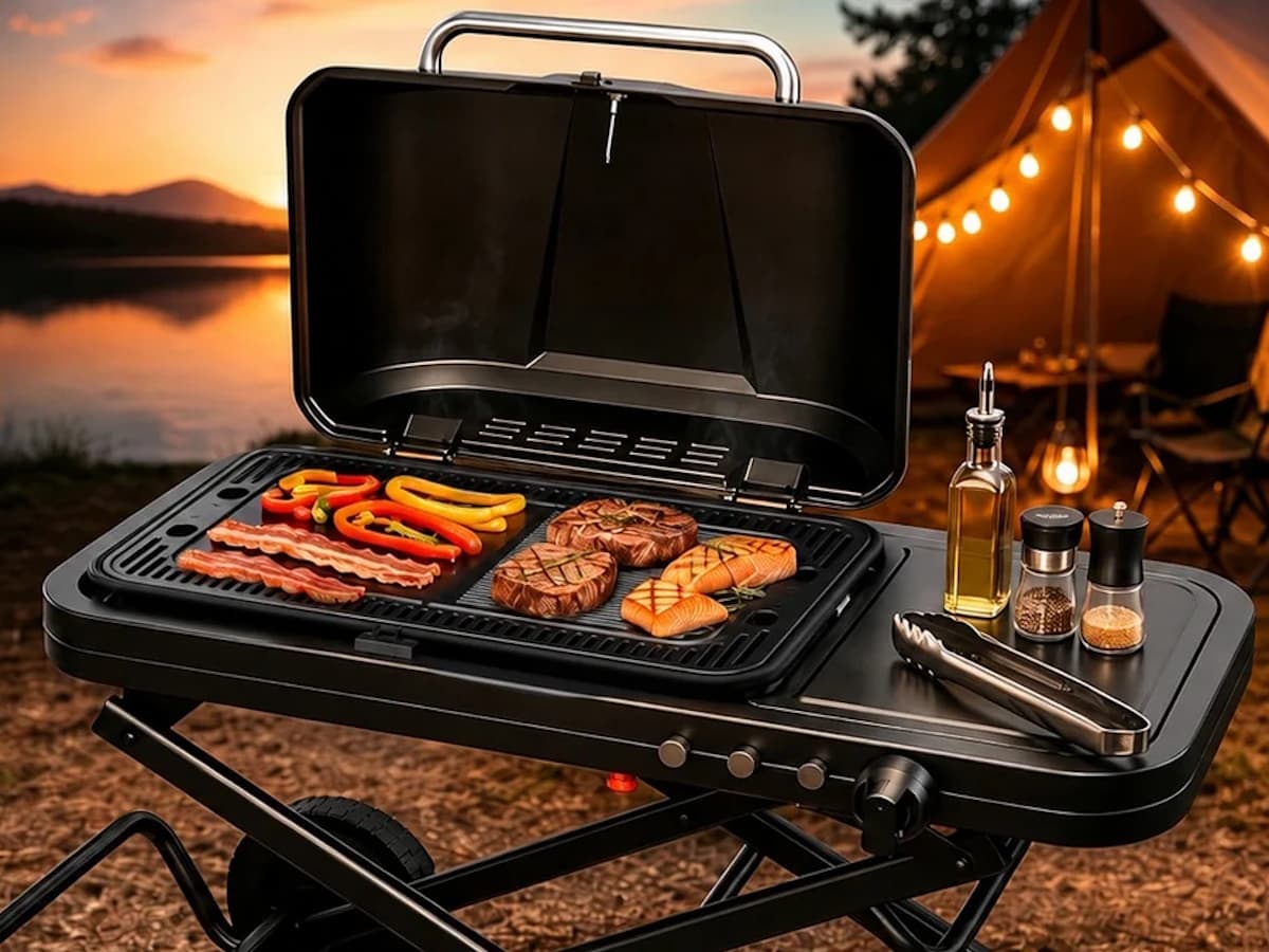 Fyrel folding grill