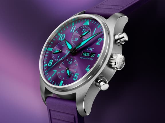 Iwc pilot's watch chronograph 41 mercedes amg petronas formula one team 6