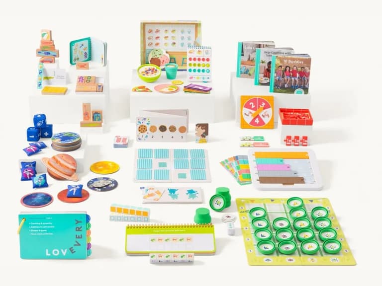 Lovevery hands on maths skill set