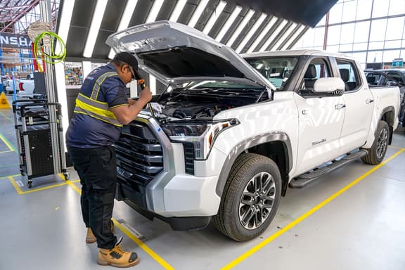 Toyota engine recall tundra inspecting engine bay