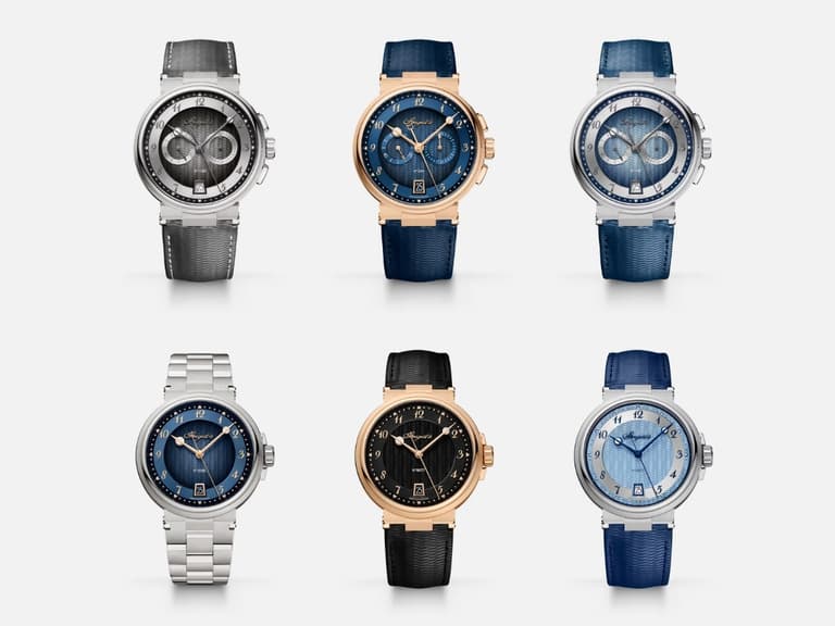 Breguet marine 5517 and 5527 guilloché dials 2026