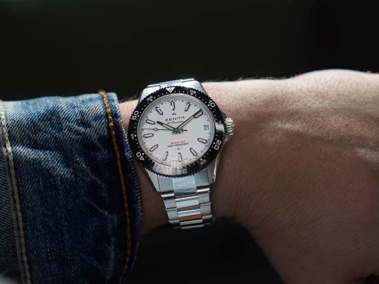Zenith chronomaster solo sport white