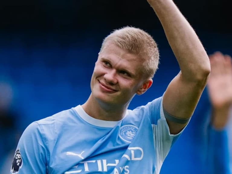 Erling haaland buzz cut man city