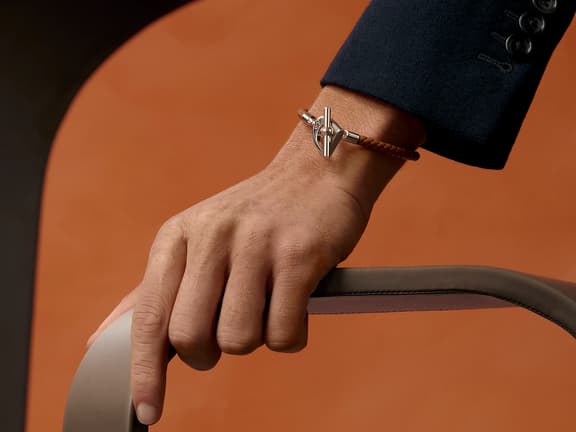 Hermes etrier h bracelet