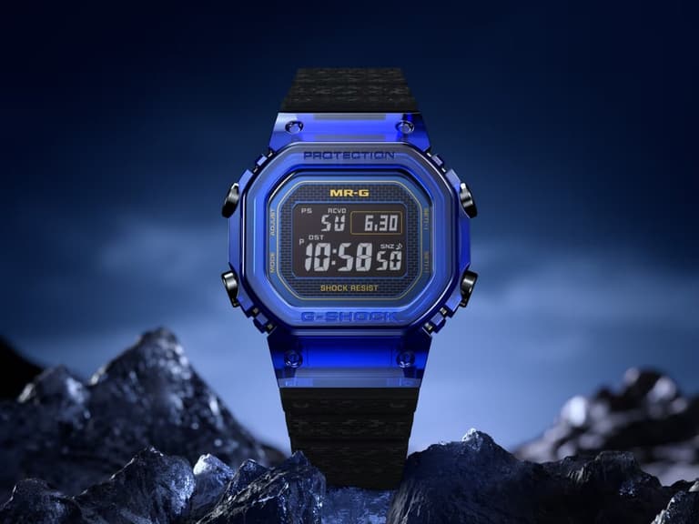Casio g shock mrg d5000 blue sapphire 5
