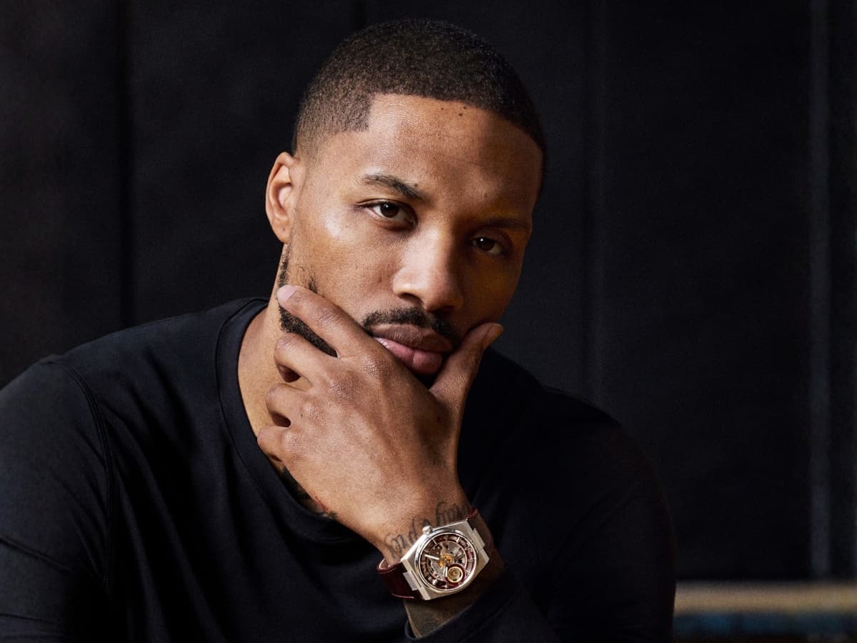 Damian lillard and his tissot prx skeleton damian lillard special edition