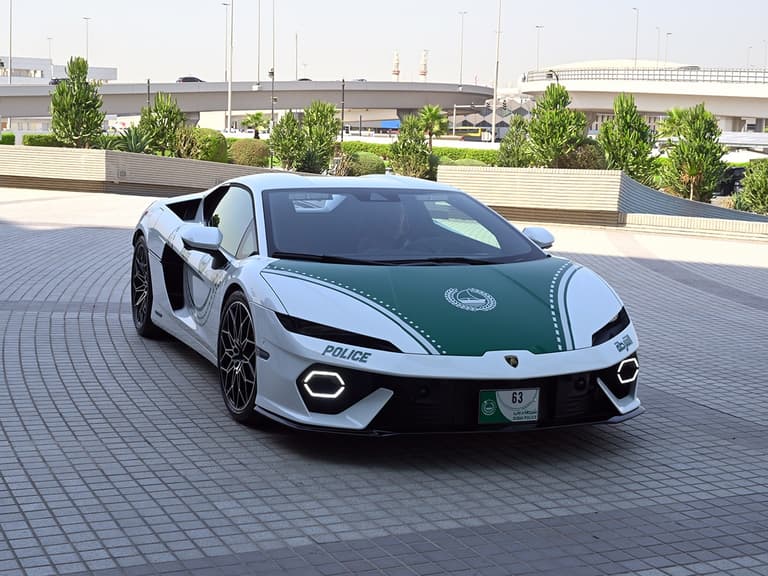 Dubai police lamborghini temerario