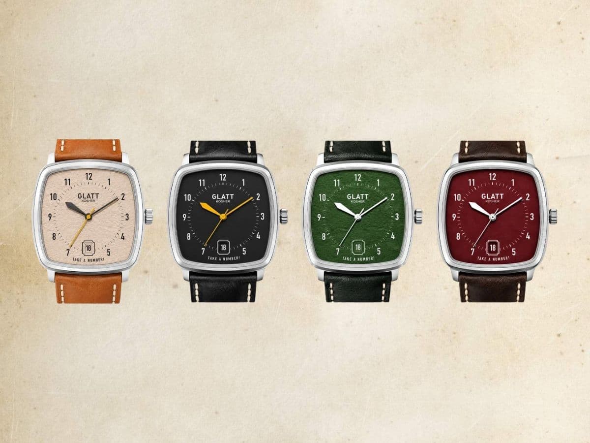 Glatt watches jewish deli inspired watches 1
