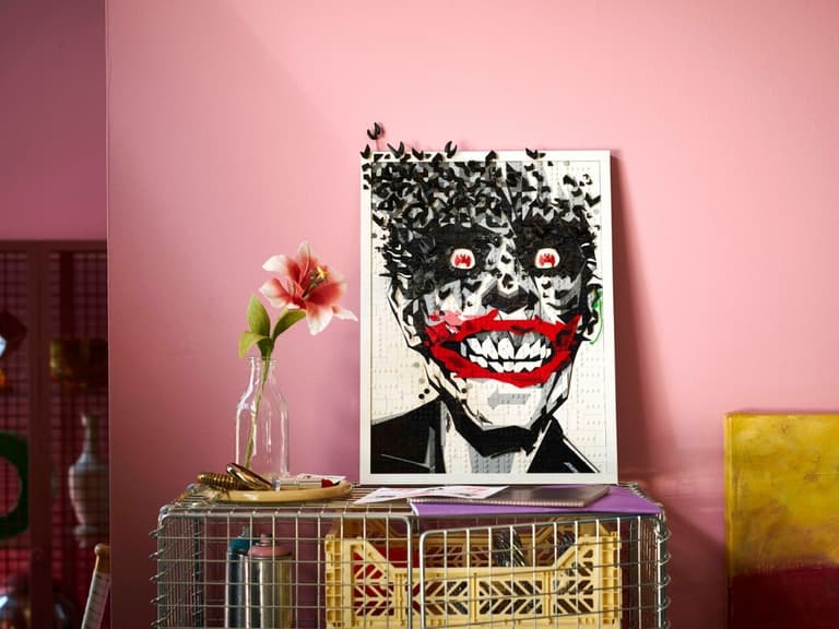 Lego the joker wall art comic cover 10