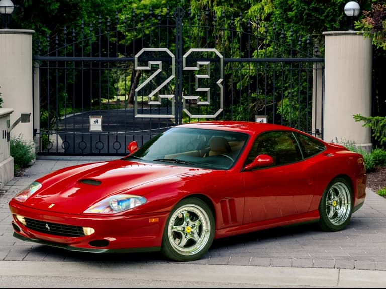 Michael jordan 1997 ferrari 550 maranello 1